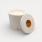 Bougie Classique Béton Blanc