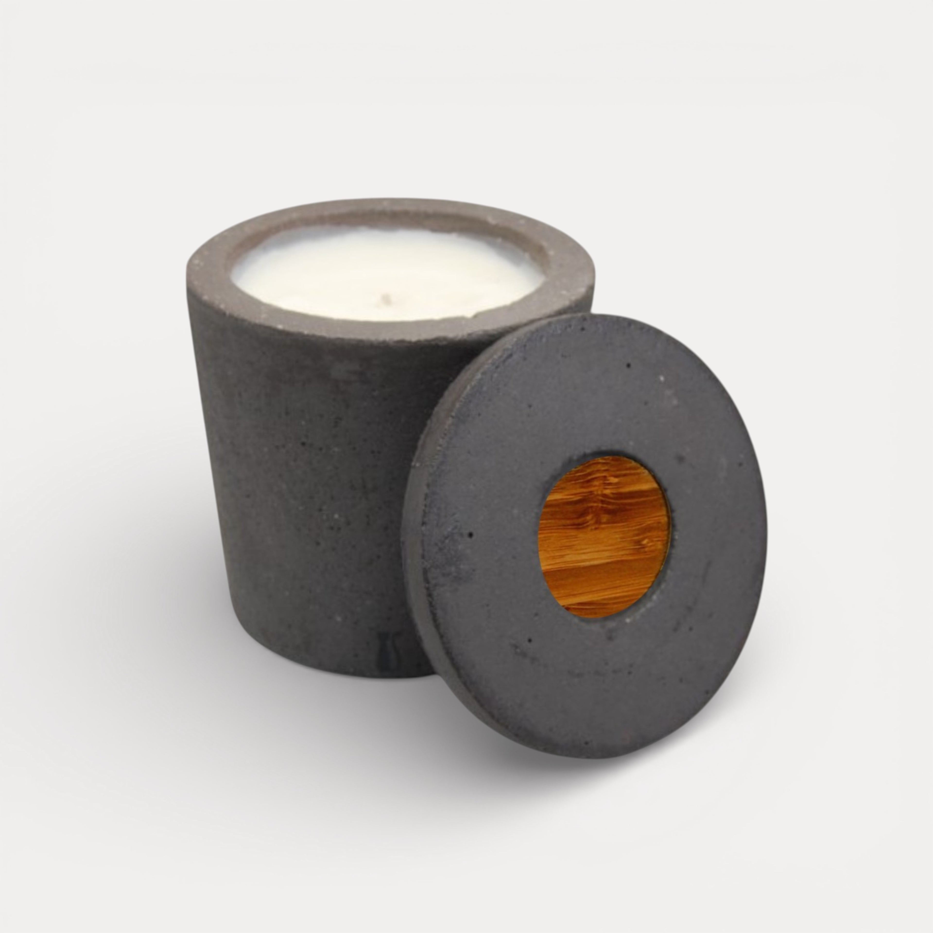 Bougie Classique Béton Gris