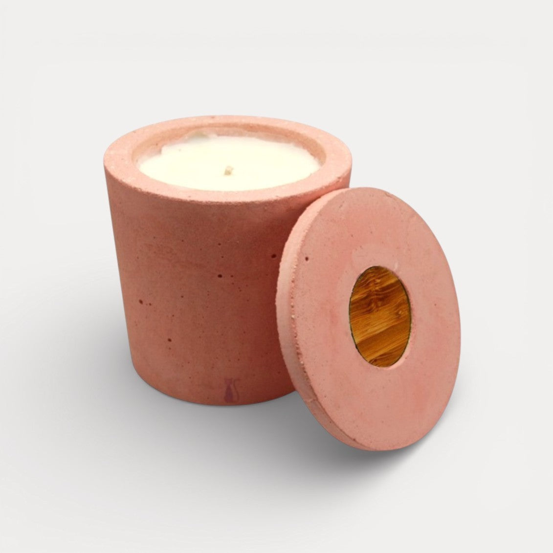 Bougie Classique Béton Rose